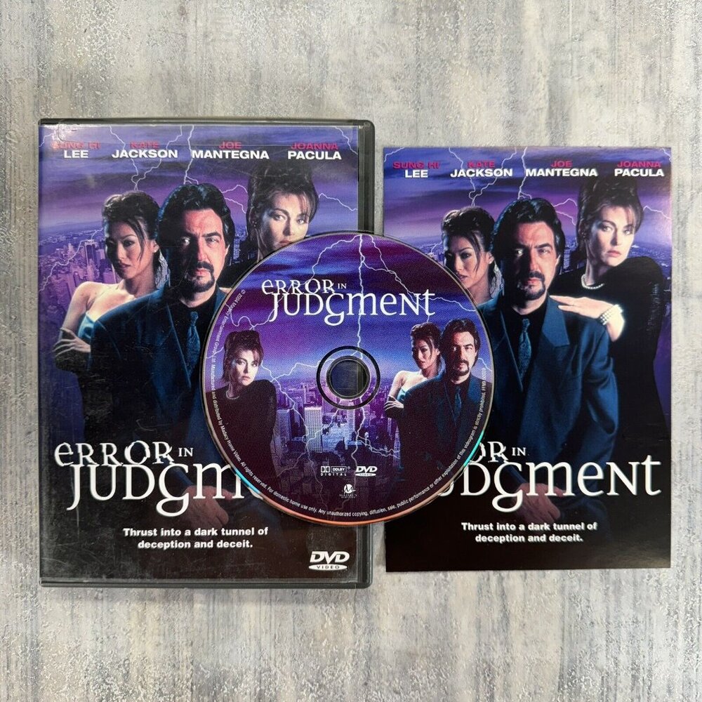 Error in Judgment (DVD, 1999) Sung Hi Lee, Kate Jackson, Joe Mantegna